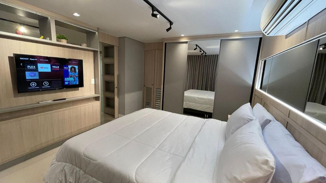 Апартаменти Lindo E Moderno Apartamento Studio No Centro Фос-ду-Іґуасу Екстер'єр фото