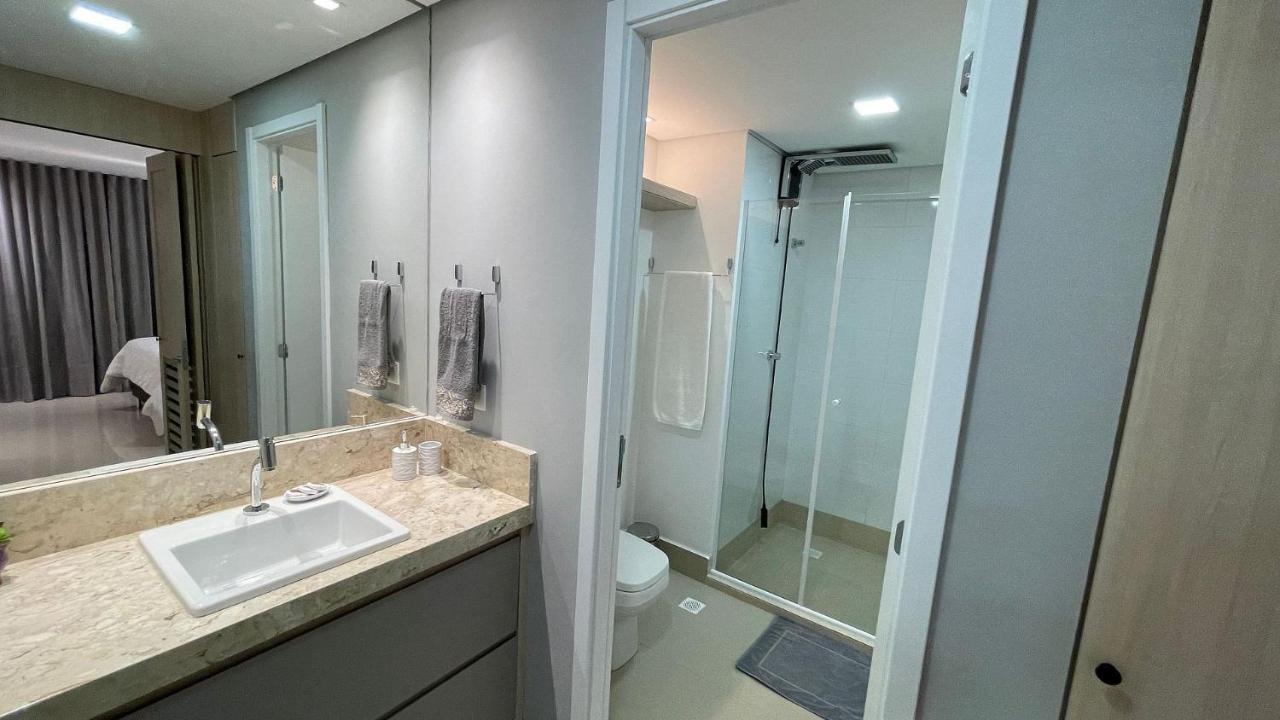 Апартаменти Lindo E Moderno Apartamento Studio No Centro Фос-ду-Іґуасу Екстер'єр фото