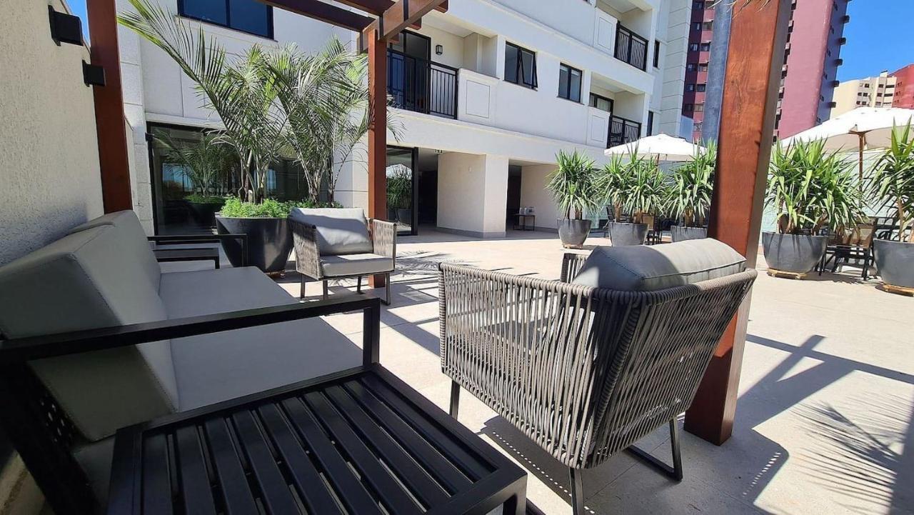 Апартаменти Lindo E Moderno Apartamento Studio No Centro Фос-ду-Іґуасу Екстер'єр фото