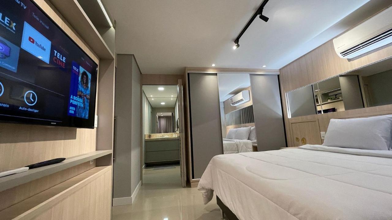 Апартаменти Lindo E Moderno Apartamento Studio No Centro Фос-ду-Іґуасу Екстер'єр фото