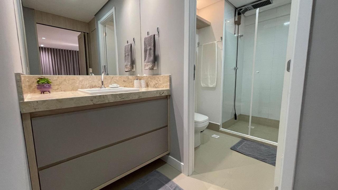 Апартаменти Lindo E Moderno Apartamento Studio No Centro Фос-ду-Іґуасу Екстер'єр фото