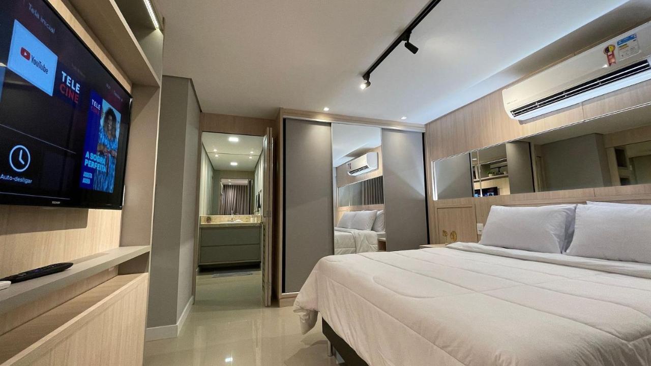 Апартаменти Lindo E Moderno Apartamento Studio No Centro Фос-ду-Іґуасу Екстер'єр фото