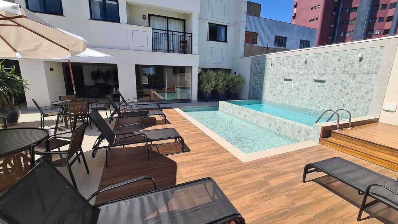 Апартаменти Lindo E Moderno Apartamento Studio No Centro Фос-ду-Іґуасу Екстер'єр фото